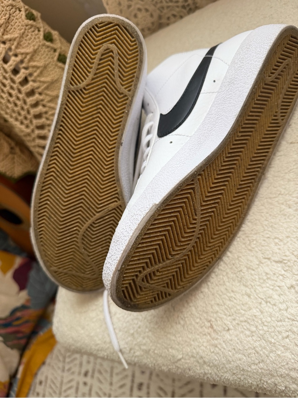 Nike Blazer Mid'77 Vintage white black Sneakers - Picture 11 of 14